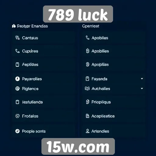 Métodos de pagamento disponíveis no 789 luck