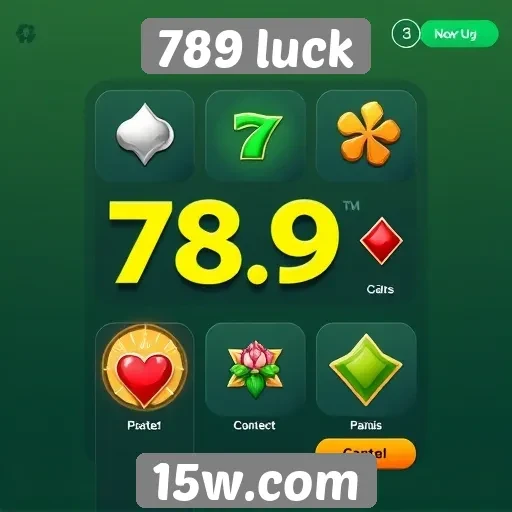 Interface do usuário do 789 luck é acessível
